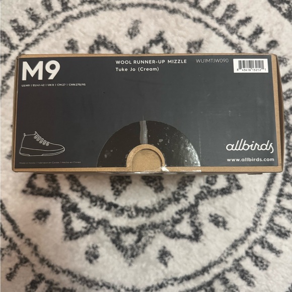 Allbirds Men’s wool runner-up Mizzles size 9 New - Picture 3 of 9